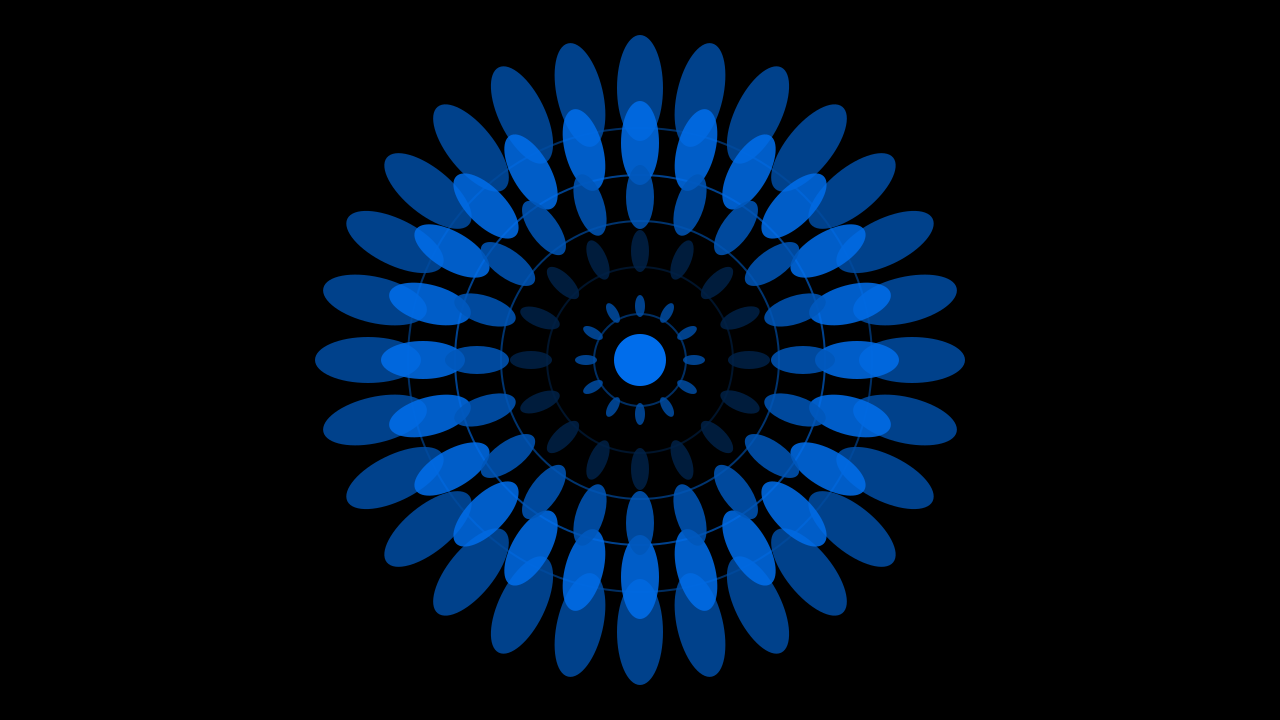 Prussian Blue mandala background — free HD prussian blue color wallpaper 1920x1080