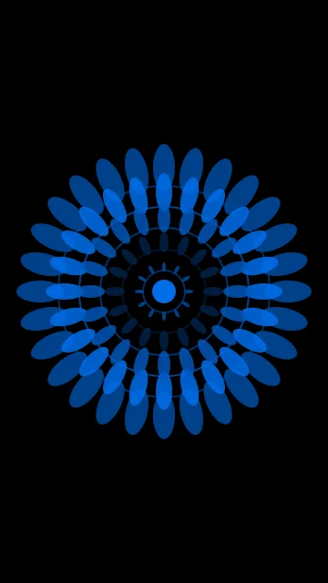 Prussian Blue mandala phone wallpaper — free HD prussian blue mobile wallpaper 1080x1920