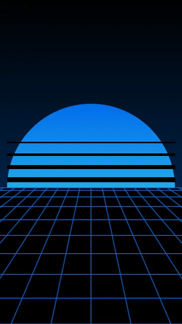 Prussian Blue vaporwave phone wallpaper — free HD prussian blue mobile wallpaper 1080x1920