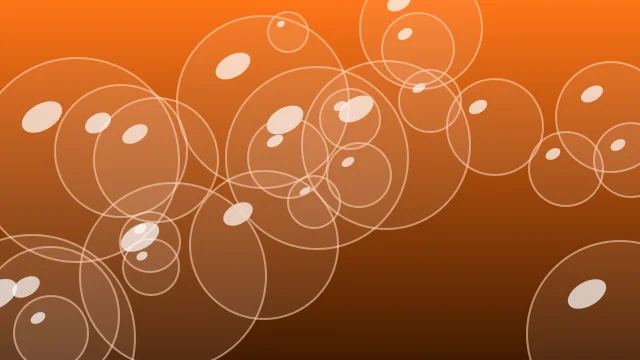 Pumpkin Spice bubbles background — free HD summer background