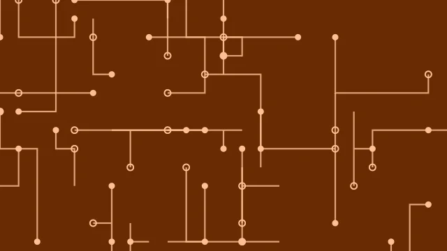 Pumpkin Spice circuit board background — free HD gaming wallpaper
