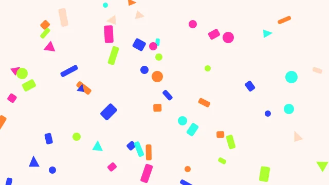 Pumpkin Spice confetti background — free HD colorful background