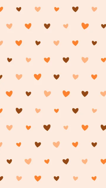 Pumpkin Spice hearts phone wallpaper — free HD pumpkin spice mobile wallpaper 1080x1920