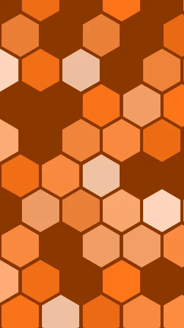 Pumpkin Spice hexagon phone wallpaper — free HD pumpkin spice mobile wallpaper 1080x1920