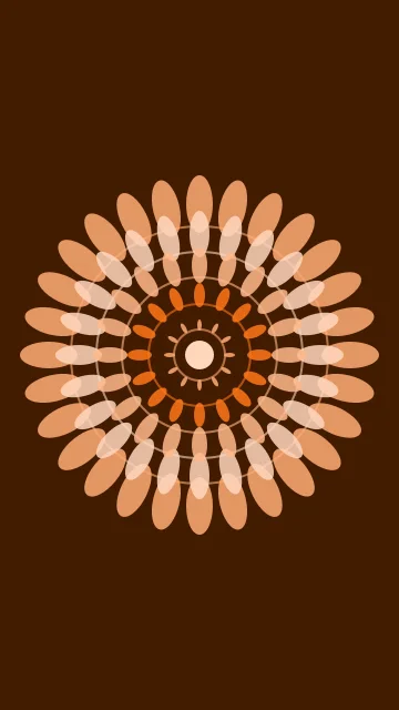 Pumpkin Spice mandala phone wallpaper — free HD pumpkin spice mobile wallpaper 1080x1920