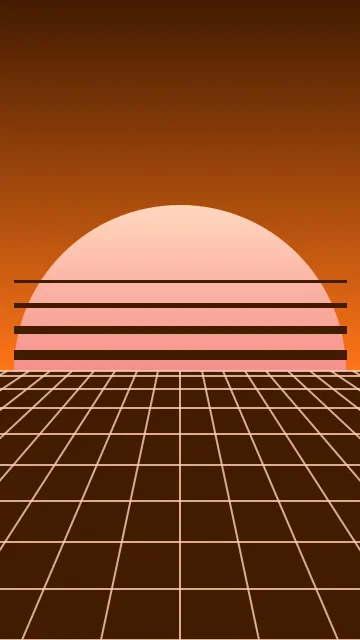 Pumpkin Spice vaporwave phone wallpaper — free HD pumpkin spice mobile wallpaper 1080x1920