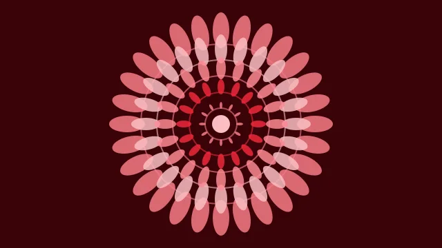 Punch Red mandala background — free HD punch red color wallpaper 1920x1080