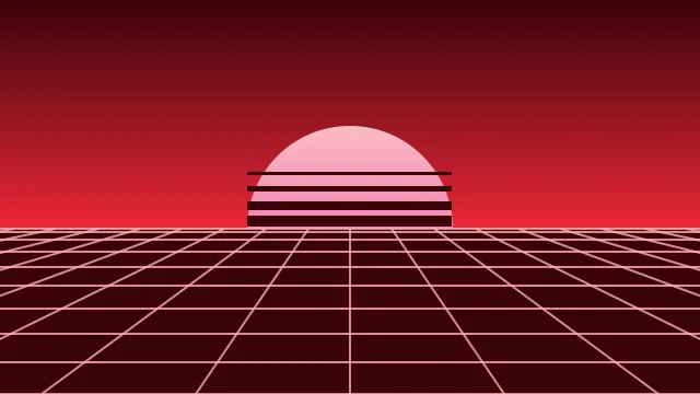 Punch Red vaporwave background — free HD punch red color wallpaper 1920x1080