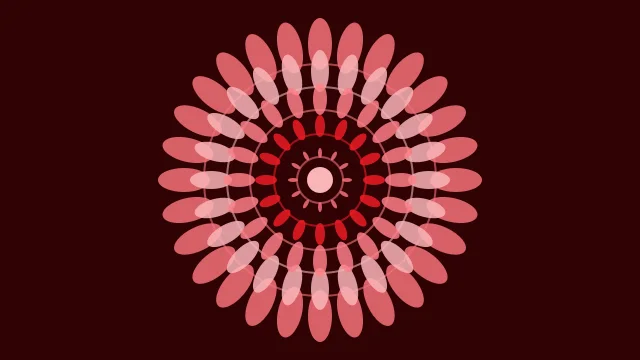 Racing Red mandala background — free HD racing red color wallpaper 1920x1080