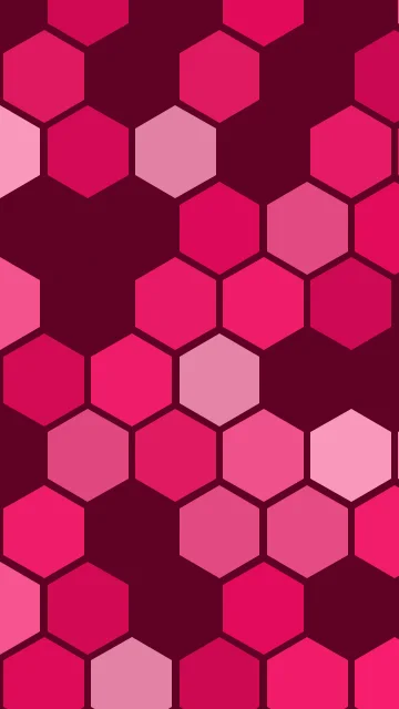 Raspberry Red hexagon phone wallpaper — free HD raspberry red mobile wallpaper 1080x1920