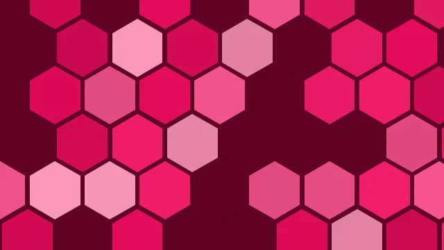 Raspberry Red hexagon desktop wallpaper — free 4K raspberry red wallpaper 3840x2160