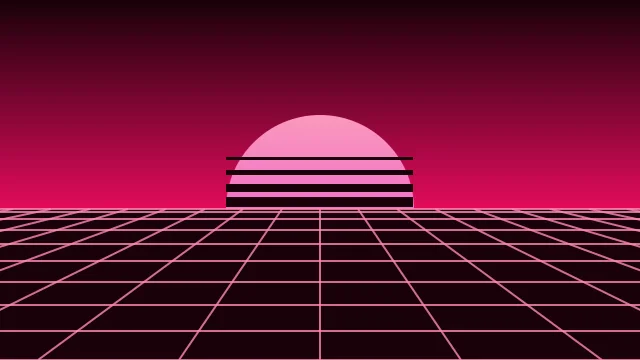 Raspberry Red vaporwave desktop wallpaper — free 4K raspberry red wallpaper 3840x2160