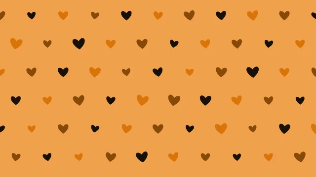 Raw Umber hearts background — free HD raw umber color wallpaper 1920x1080
