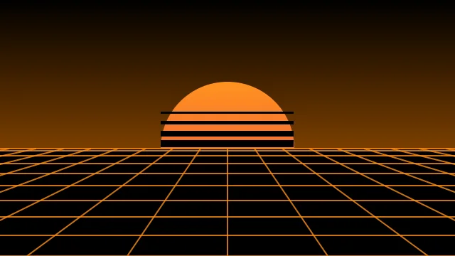 Raw Umber vaporwave background — free HD raw umber color wallpaper 1920x1080