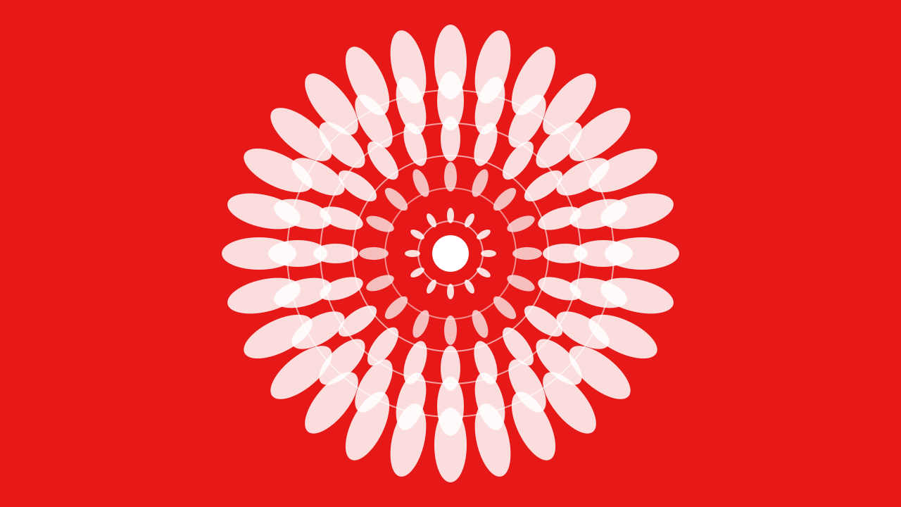 Red 100 mandala background — free HD red 100 color wallpaper 1920x1080
