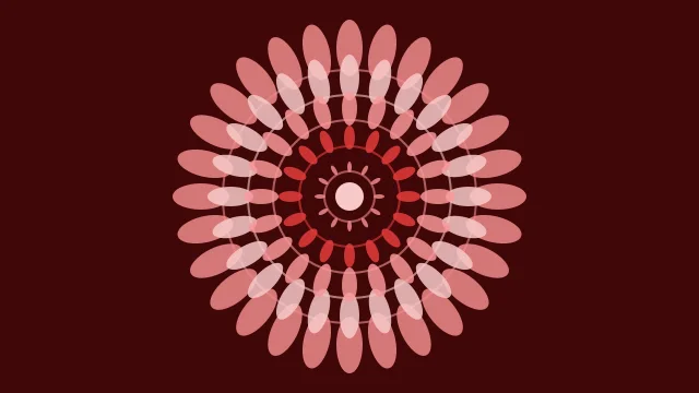 Red 400 mandala background — free HD red 400 color wallpaper 1920x1080