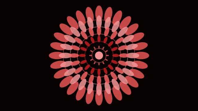 Red 500 mandala background — free HD red 500 color wallpaper 1920x1080