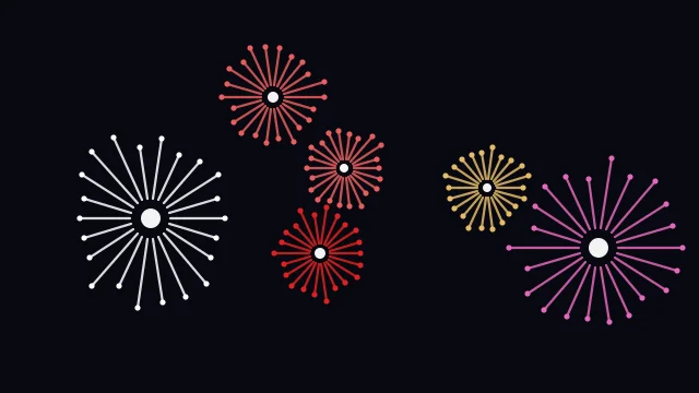 Red 600 fireworks background — free HD red 600 color wallpaper 1920x1080