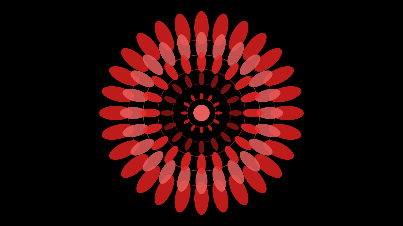 Red 600 mandala background — free HD red 600 color wallpaper 1920x1080