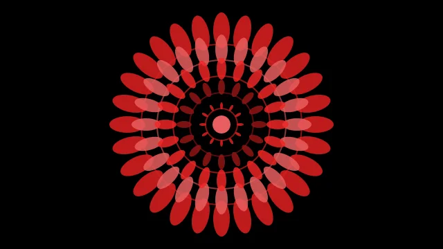 Red 600 mandala background — free HD red 600 color wallpaper 1920x1080