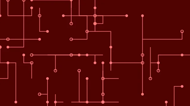 Red circuit board background — free HD red color wallpaper 1920x1080