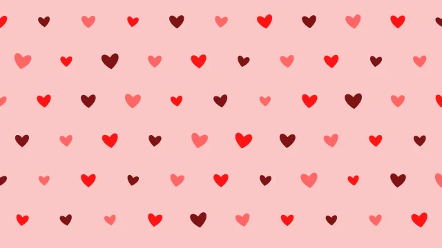 Red hearts background — free HD red color wallpaper 1920x1080