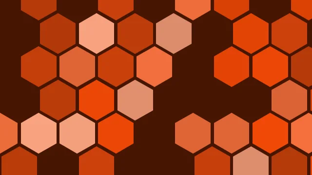 Red Ochre hexagon background — free HD red ochre color wallpaper 1920x1080