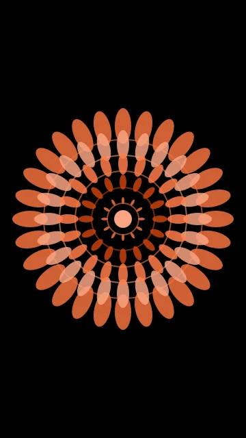 Red Ochre mandala phone wallpaper — free HD red ochre mobile wallpaper 1080x1920