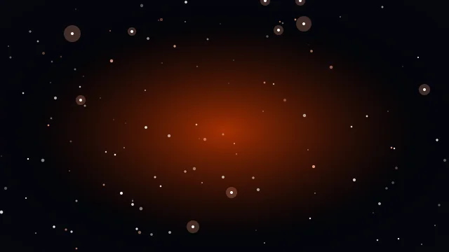 Red Ochre starry background — free HD red ochre color wallpaper 1920x1080