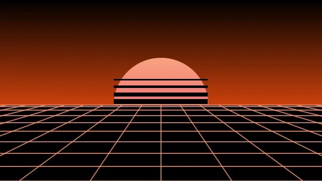 Red Ochre vaporwave background — free HD red ochre color wallpaper 1920x1080