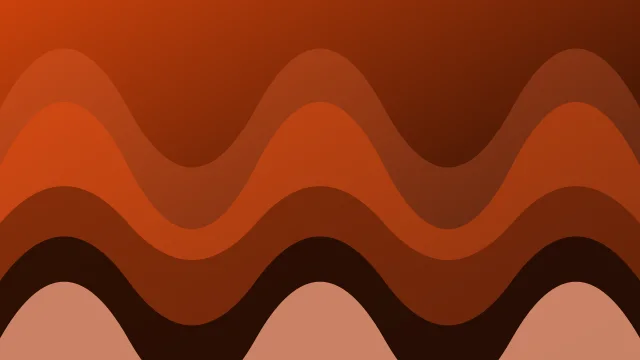 Red Ochre waves background — free HD red ochre color wallpaper 1920x1080