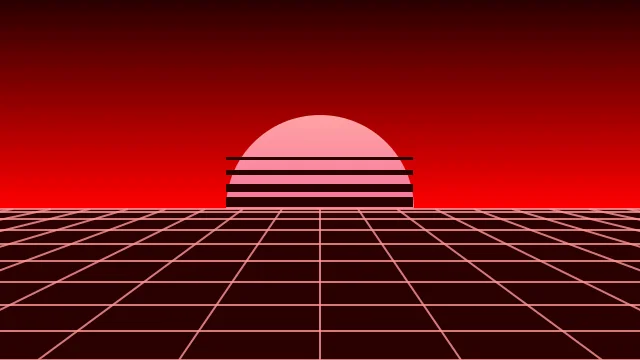 Red vaporwave background — free HD red color wallpaper 1920x1080