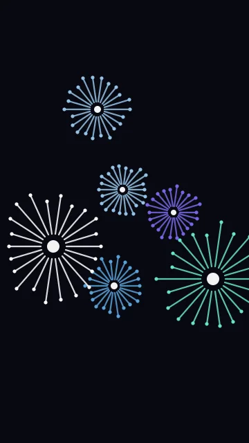 Rich Cerulean fireworks phone wallpaper — free HD rich cerulean mobile wallpaper 1080x1920