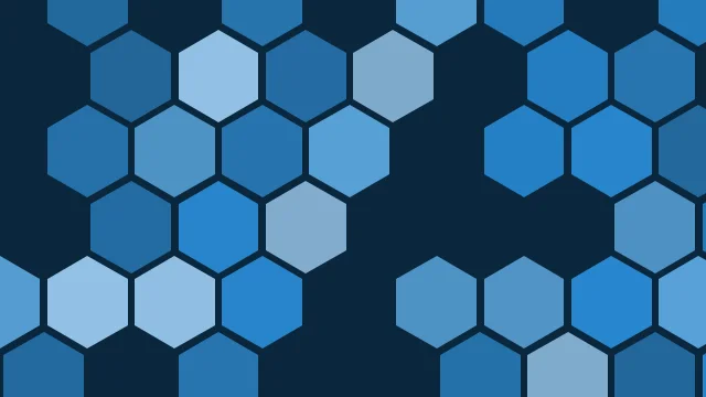 Rich Cerulean hexagon desktop wallpaper — free 4K rich cerulean wallpaper 3840x2160