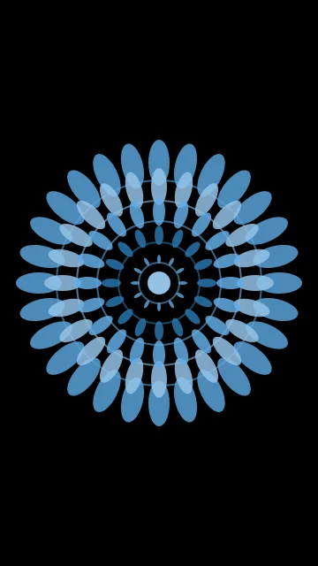 Rich Cerulean mandala phone wallpaper — free HD rich cerulean mobile wallpaper 1080x1920