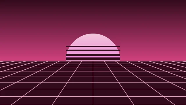 Rose Punch vaporwave background — free HD rose punch color wallpaper 1920x1080