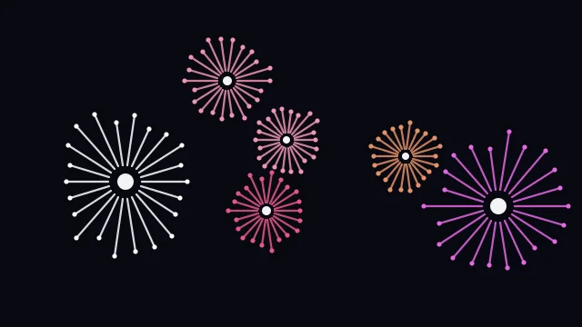 Rosewood fireworks background — free HD rosewood color wallpaper 1920x1080