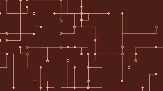 Rosy Copper circuit board background — free HD rosy copper color wallpaper 1920x1080