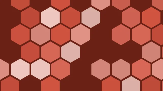 Rosy Copper hexagon background — free HD rosy copper color wallpaper 1920x1080