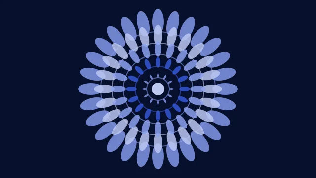 Royal Azure mandala background — free HD royal azure color wallpaper 1920x1080