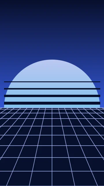 Royal Azure vaporwave phone wallpaper — free HD royal azure mobile wallpaper 1080x1920