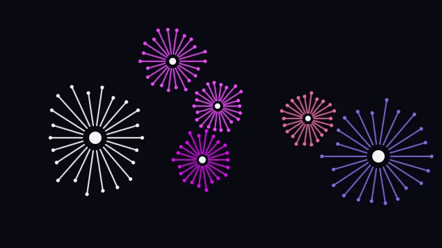 Royal Orchid fireworks background — free HD royal orchid color wallpaper 1920x1080