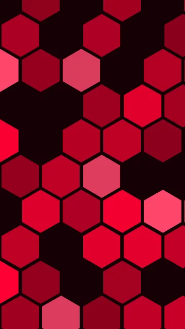 Ruby Red hexagon phone wallpaper — free HD ruby red mobile wallpaper 1080x1920