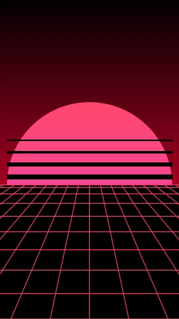 Ruby Red vaporwave phone wallpaper — free HD ruby red mobile wallpaper 1080x1920