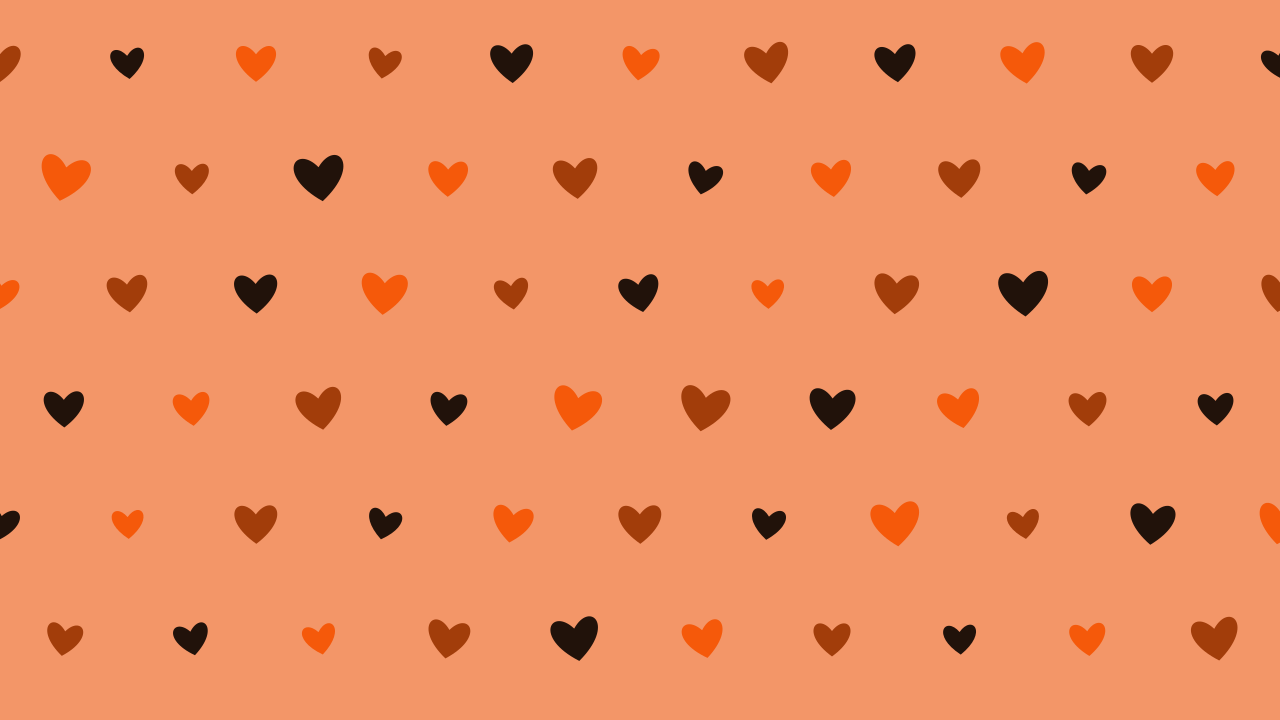 Rust Brown hearts background — free HD rust brown color wallpaper 1920x1080