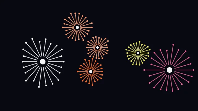 Rusty Spice fireworks background — free HD rusty spice color wallpaper 1920x1080