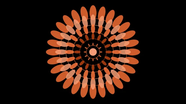 Rusty Spice mandala background — free HD rusty spice color wallpaper 1920x1080