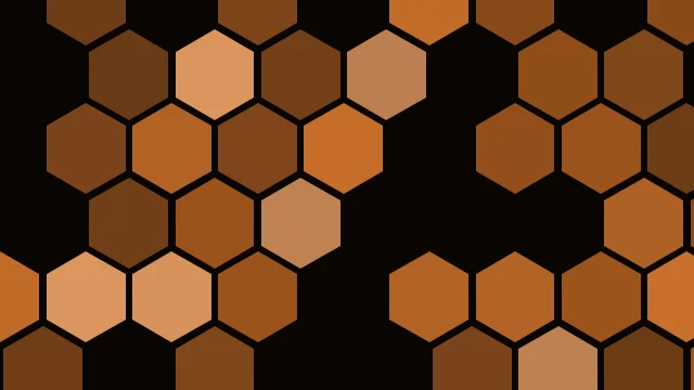 Saddle Bark hexagon background — free HD saddle bark color wallpaper 1920x1080