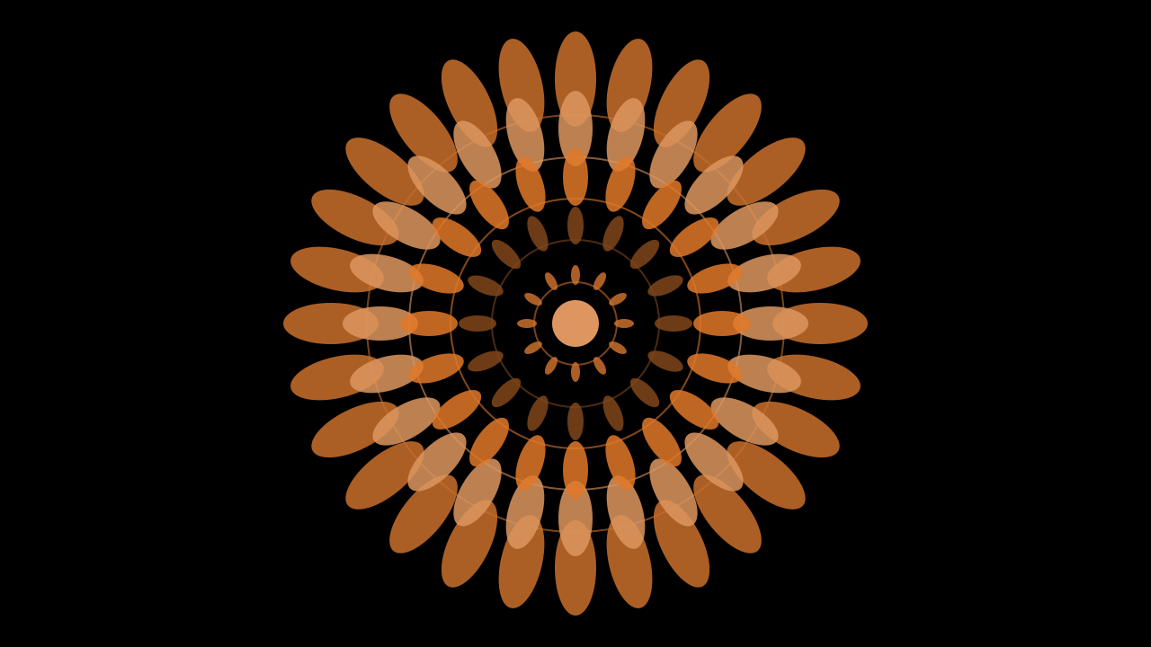 Saddle Bark mandala background — free HD saddle bark color wallpaper 1920x1080