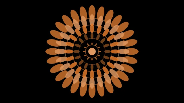 Saddle Bark mandala background — free HD saddle bark color wallpaper 1920x1080